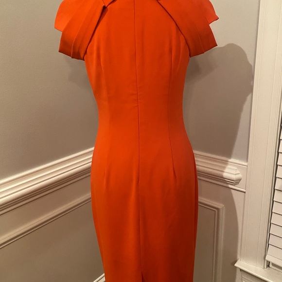 NWT Badgley Mischka Coral Dress, Size 6 - Picture 4 of 10